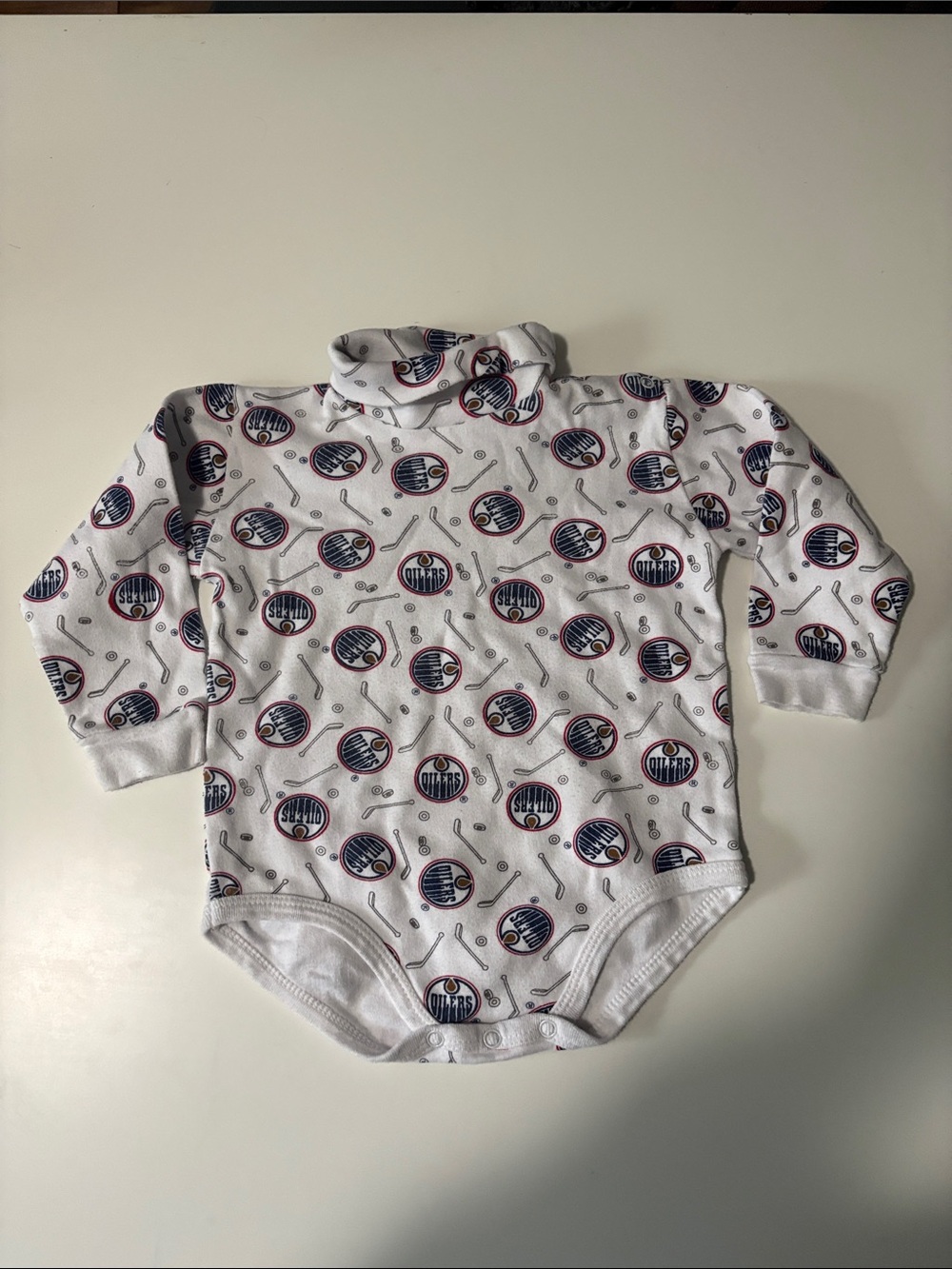 Oilers baby turtle neck